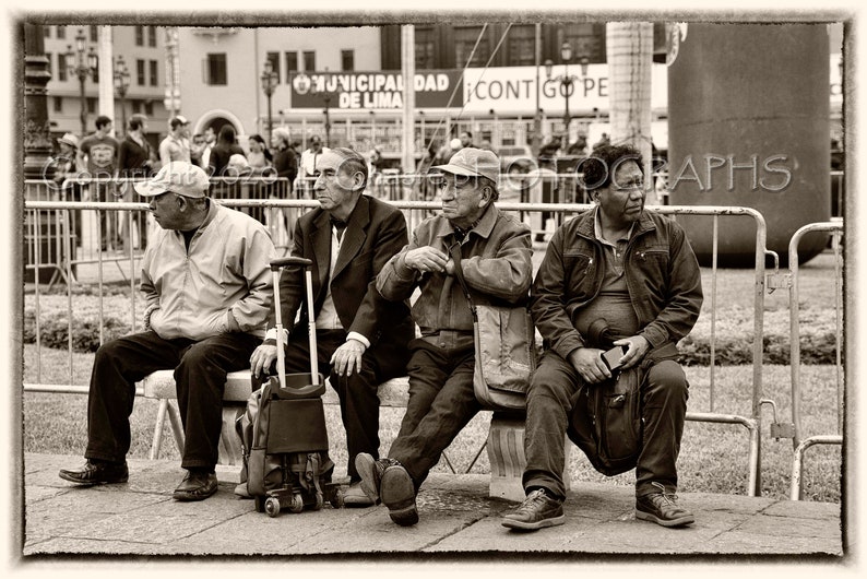 Four Men in Peru