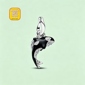 Orca Pandora Charm - Etsy