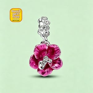 Pandora Hibiscus Charm - Etsy