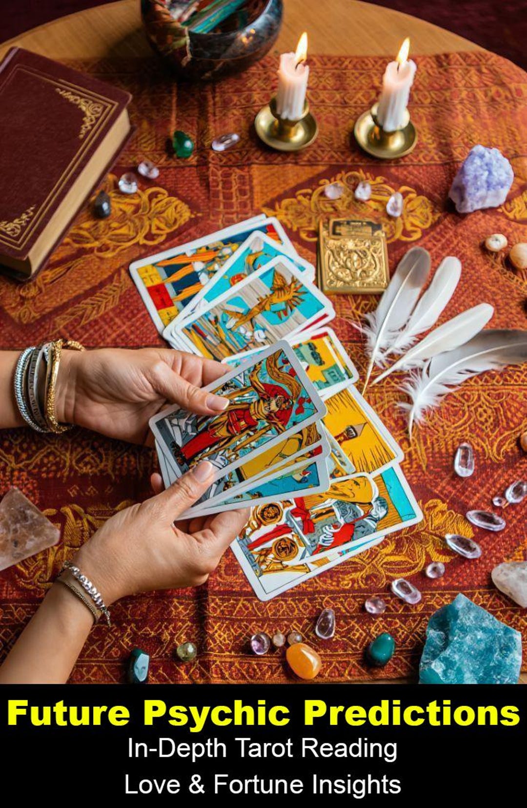 Mazo De Cartas Psíquicas Y Tarot Para Principiantes – 36 Cartas De 10,4 Cm, Guía Introductoria Para Desarrollo Intuitivo Y Autoconocimiento
