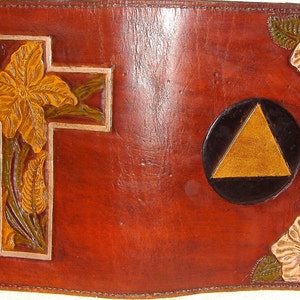 Single AA Big Book Leather Cover