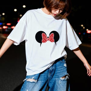 Mouse Bow Svg, Minnie Mouse Ears, Cricut Cut Files (Digital Download) image 3