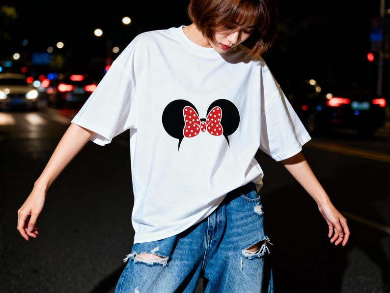 Mouse Bow Svg, Minnie Mouse Ears, Cricut Cut Files (Digital Download) image 3