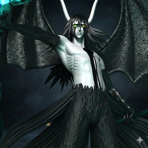 Bleach – Ulquiorra Cifer Sculpture | Ascension STL Statue | 3D Print Model | Digital STL File
