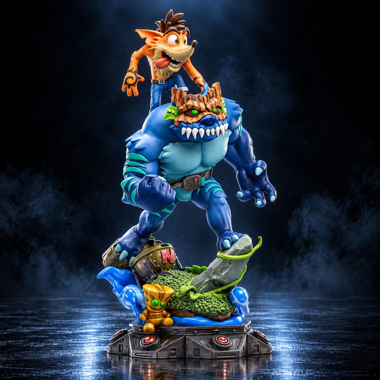 Crash bandicoot figure - Etsy 日本