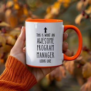 Program Manager Mug, Gift For Program Manager, Program Manager Coffee Mug, Leadership Gift, Office Manager Mug, Corporate Present image 6