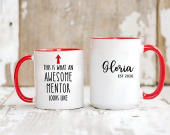 Mentor Mug, Gift For Mentor, Mentor Coffee Mug, Mentor Appreciation Gift, Thank You Mentor Gift, Inspirational Mentor Mug