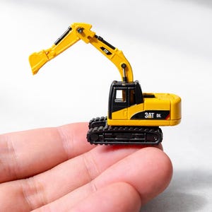 Mini diorama de véhicule de construction, modèle de pelle à l'échelle N