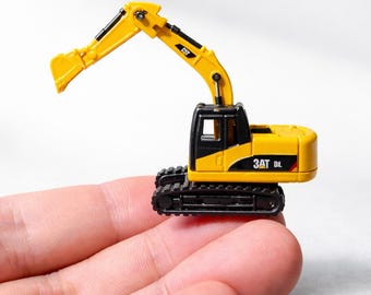 N Scale Excavator Model Mini Construction Vehicle Diorama