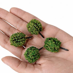 Handmade Mini Trees 10pcs Diorama Model Scenery Set