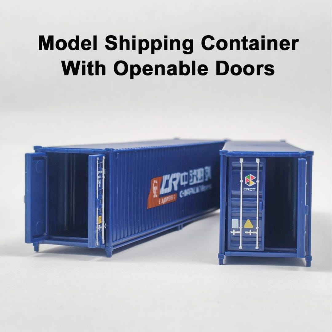 Mini Shipping Container Model Openable Doors Diorama Decor - Etsy