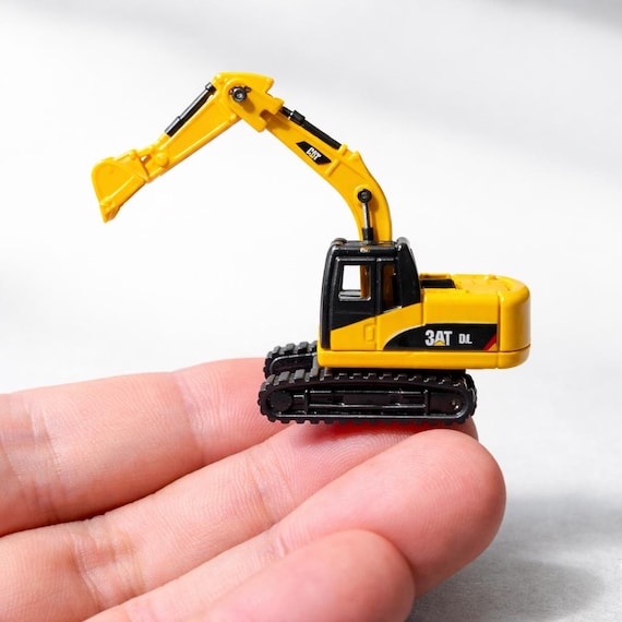 N Scale Excavator Model Mini Construction Vehicle Diorama