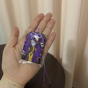 Ciondolo ornamentale ricamato ispirato a Pierrot e Arlecchino del Freak Circus / Ciondolo Circuscore J Embroidered charm
