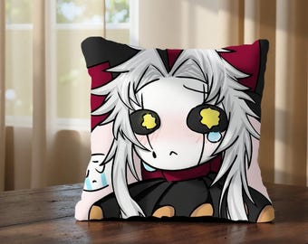 Pierrot Freak Circus Pierrot Harlequi Almohada Escalofriante Lindo Alt Circuscore Coleccionable / Gótico Kawaii