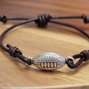 PINKDODO Leather Cross Bracelet For Graduation Gifts – Boys, Teens, Men, Adjustable Sliding Knot