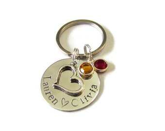 Personalized keychain//Birthday Gift//Mothers Day Gifts//  Accessories//Gifts for Grandma//ready to ship//Grandmother gifts