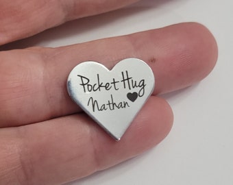 POCKET HUG HEART love token Care Gift token boyfriend long distance relationship Gifts from mom pocket hug