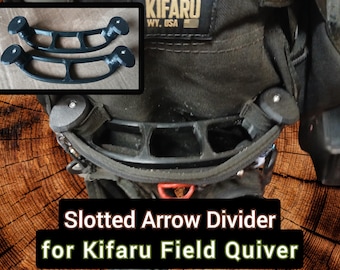 Inserto divisor de flechas ~~~ para carcaj de campo Kifaru - Versiones de 2 o 3 ranuras