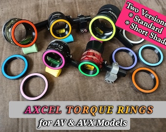Indicador de anillo de torsión Axcel ~~~ compatible con AVX31, AVX41, AV25, AV31 y AV41 - Anillo de centrado de mirilla