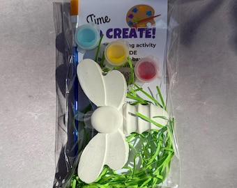 Kids Paint Craft Kit – Butterfly, Dragonfly, Ladybug DIY Set (Party Favor)