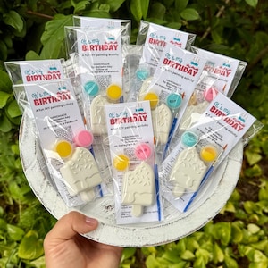 Ice Cream Paint Kit – Birthday Party Favor, DIY Plaster Craft Activity