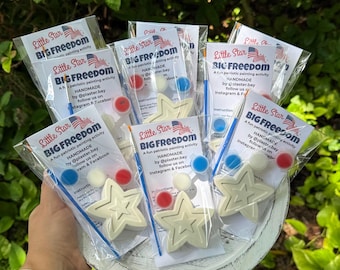 Patriotic Painting Kit – Star (4th of July) Party Favor