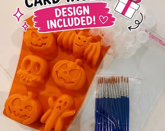 Halloween DIY Plaster Painting Party Favor Starter Kit
