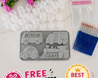 Transportation DIY Plaster Painting Starter Kit – Make 20 Paint Kits