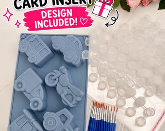 Things That Go DIY Plaster Painting Party Favor Starter Kit | Make Up to 20 Paint Kits