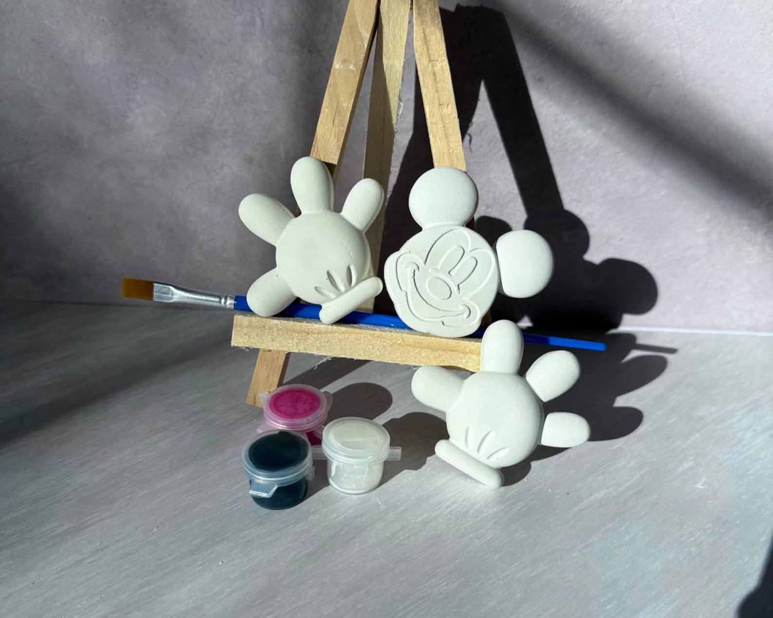 Paintable Mouse Set – Disney-inspired DIY Painting Kit | Ready to Paint ...