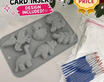 Dinosaur DIY Plaster Painting Party Favor Kit – Make 20 Paint Kits