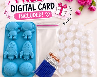 Space DIY Plaster Paint Kit Starter Kit – Make 20 Party Favors
