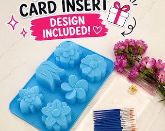 Flowers DIY Plaster Painting Party Favor Starter Kit Make 20 Paint Kits