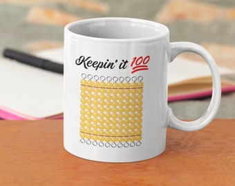 Keepin&#39; it 100 - Montessori Hundred Bead 11oz Mug