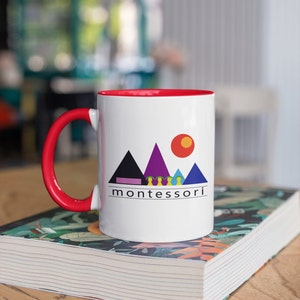 Tazza Montessori 11oz - Paesaggio del simbolo grammaticale