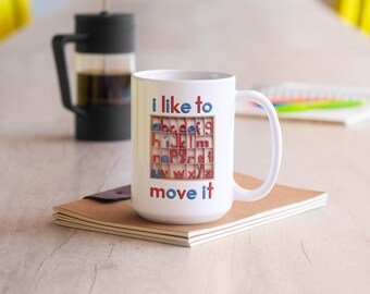 15 oz Montessori Moveable Alphabet Mug Funny Montessori Teacher Gift Cool Montessori Merch Montessori Coffee Mug