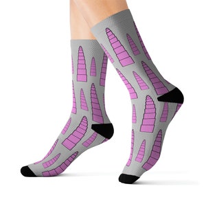 Pink Tower Montessori Socks