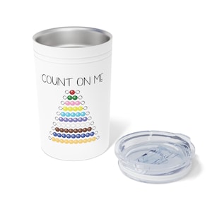 Montessori Beads Vacuum Insulated Tumbler Funny Montessori Teacher Gift Cool Montessori Merch Montessori Guide Gift