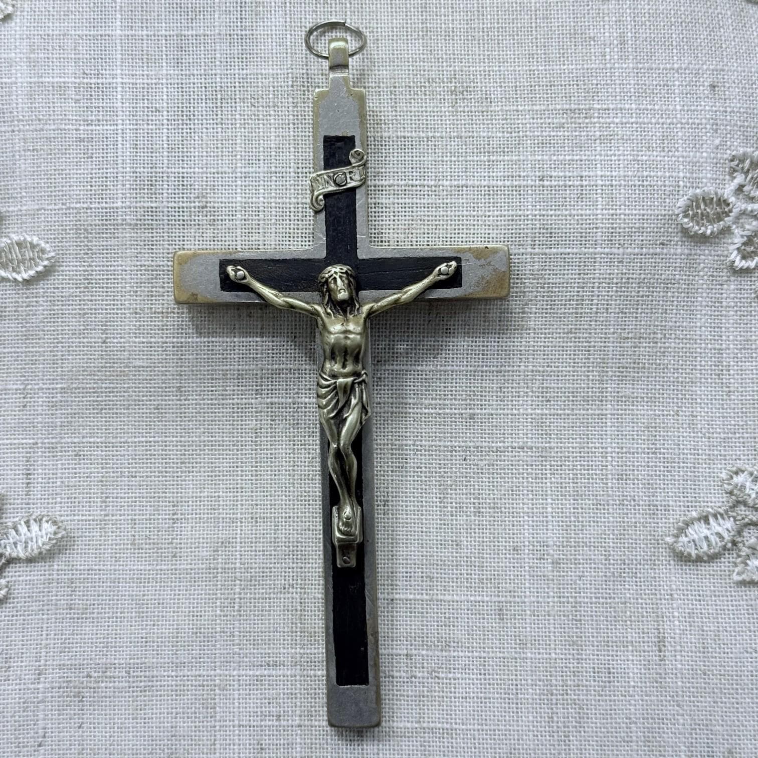 Germany Ebony Cross - Etsy Antique Large Golgotha Crucifix Cross 6.5\