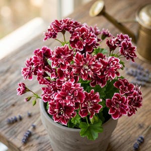 Geranium Seeds 'Quantoki May' Angel Dark Red - 10 Seeds - Rare Hardy Perennial Flower
