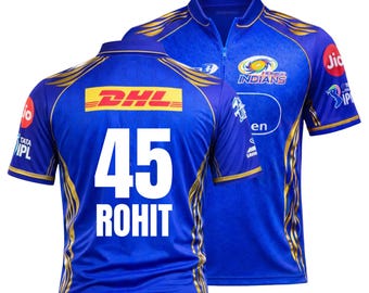 Rohit Sharma 45 Mumbai Indians Cricket Jersey (IPL 2026) – Hitman Fan Shirt