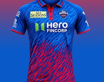 Delhi capitals Cricket Jersey Men IPL 2026 DC IPL Shirt