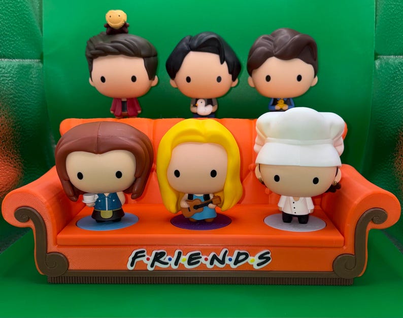 Friends™ Sofa Display for McDonald’s Warner Bros Figures – 3D Printed image 12