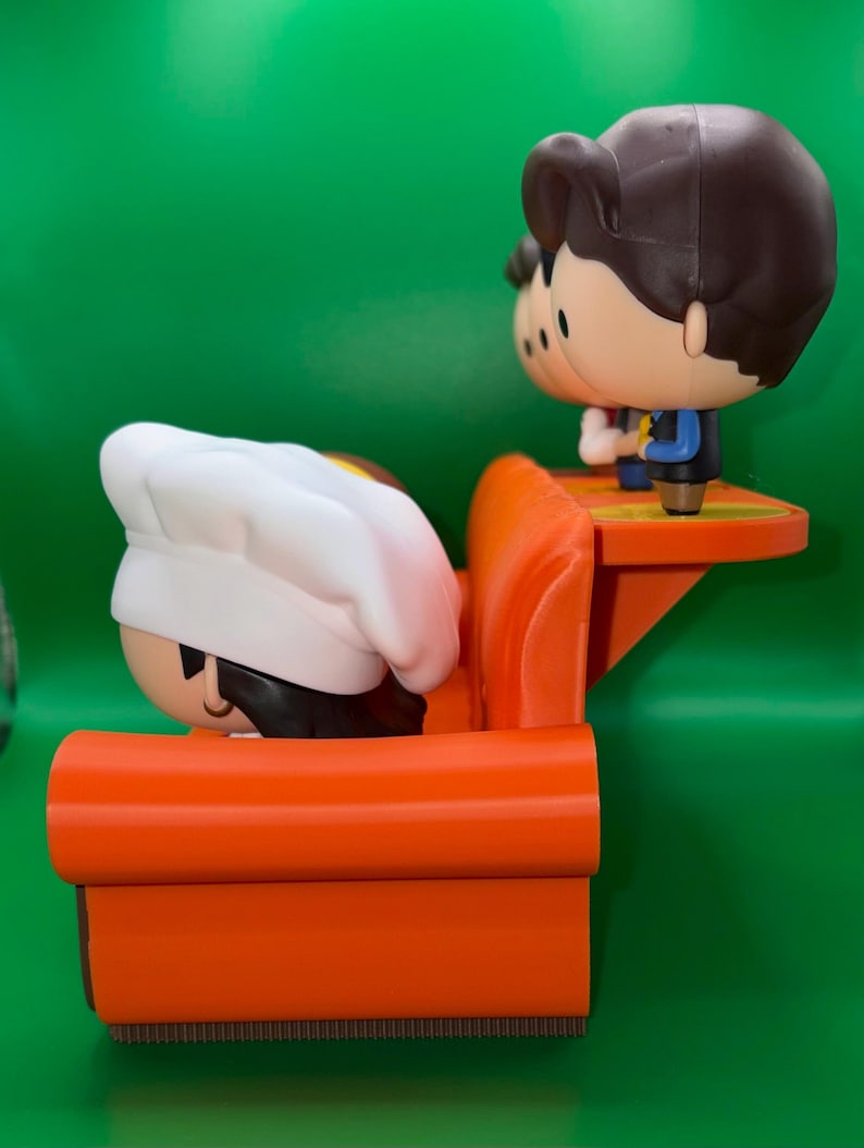 Friends™ Sofa Display for McDonald’s Warner Bros Figures – 3D Printed image 11