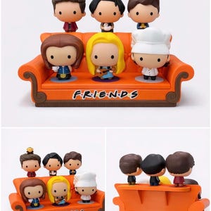 Friends™ Sofa Display for McDonald’s Warner Bros Figures – 3D Printed image 4