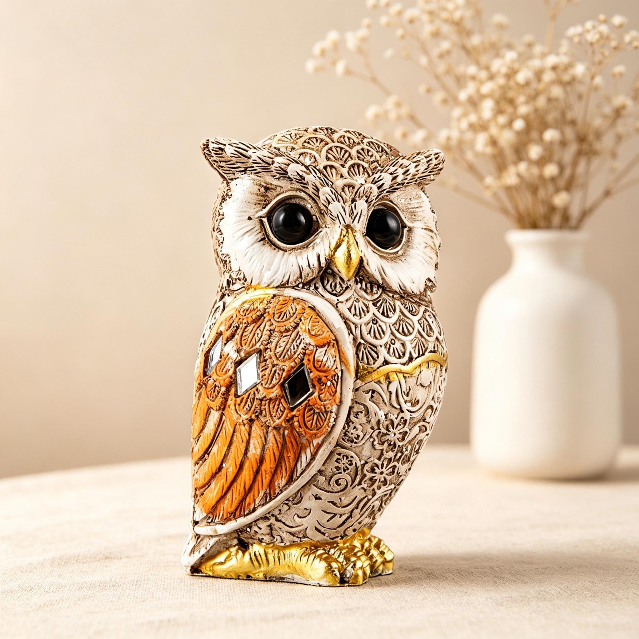 かわいいフクロウの置物 - Etsy 日本