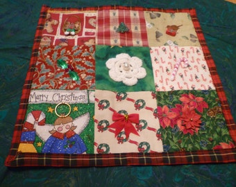 Advent Prayer Cloth with Signs and Symbols of Christmas in an Adventure Package with Quilted Prayer Cloth, with Prayers and Songs