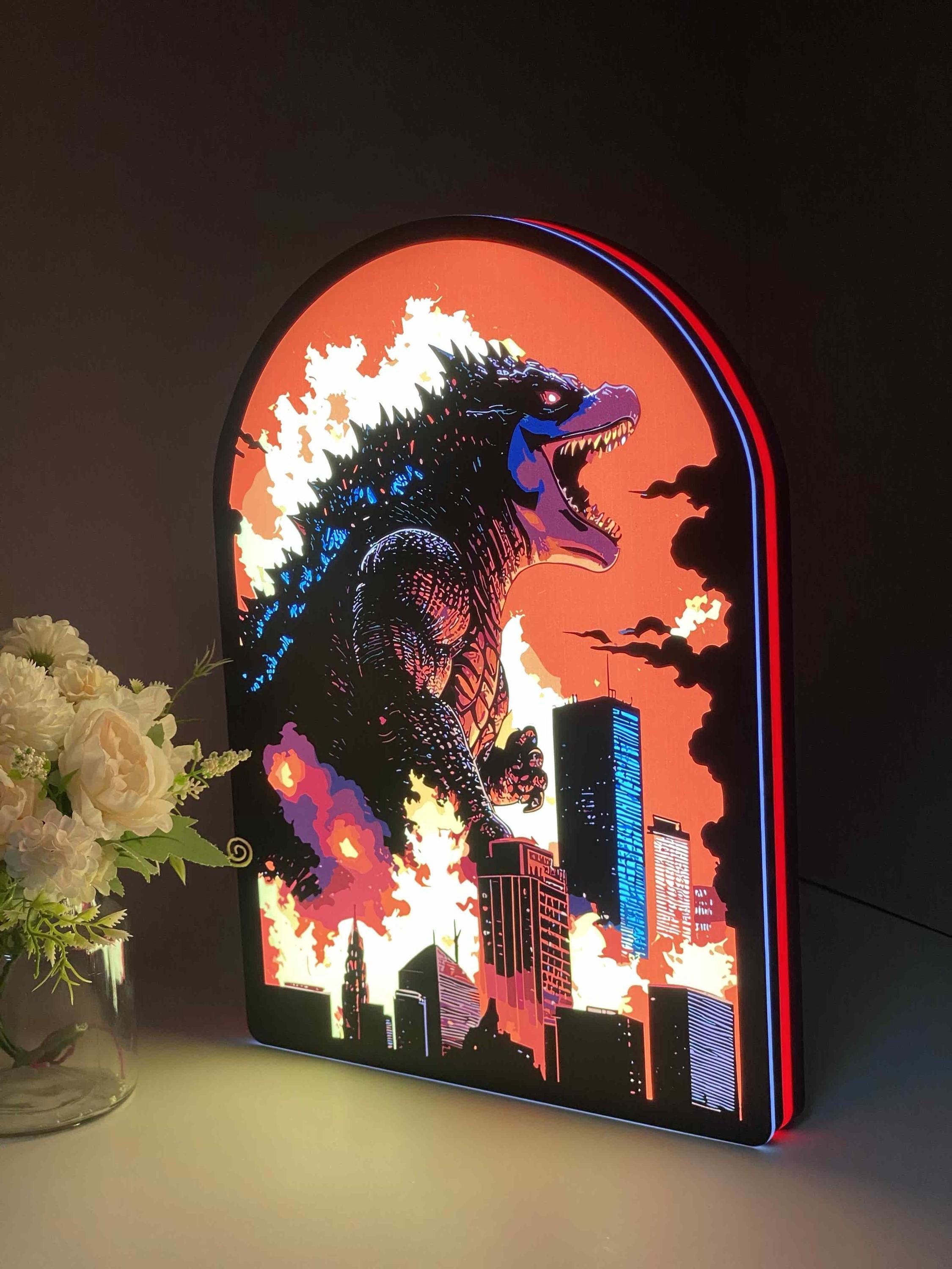 Cani figura anime segno led decorazione da parete luci al neon altre decorazioni