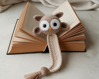 Crochet Bookmark Pattern PDF, Animal Cat Bee Daisy Sunflower Strawberry Woodland Fox Lion Giraffe Koala Bunny Bear Owl Hedgehog Gift