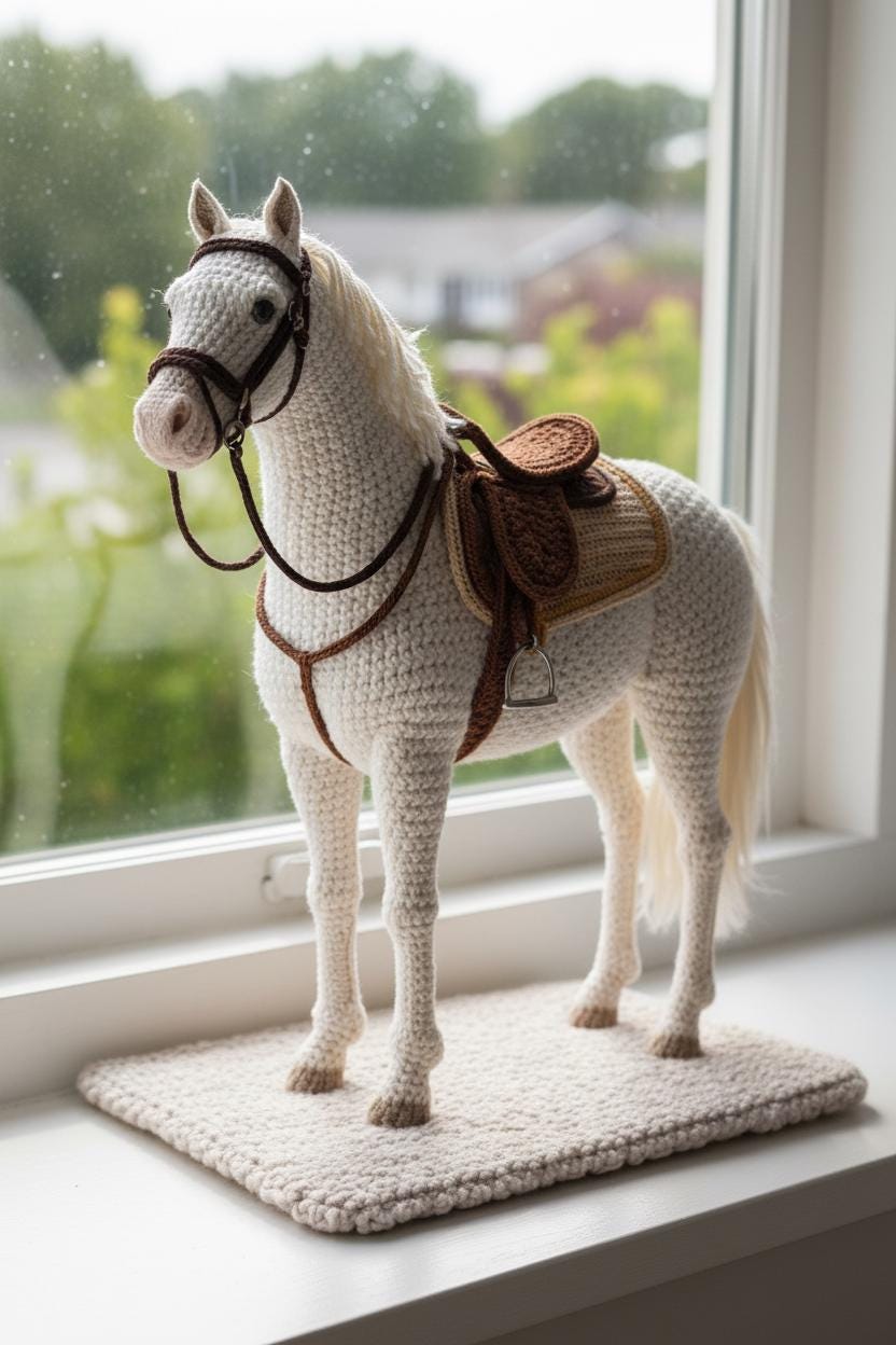 Low-Sew Horse Amigurumi Pattern